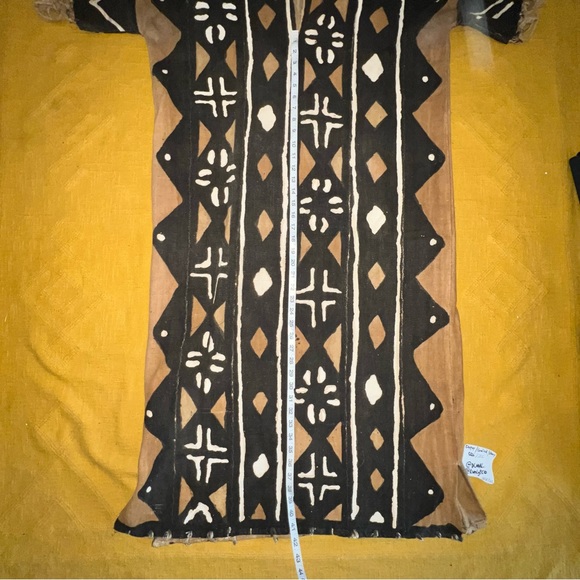 Vintage African Traditional Dashiki Long One Piece All Over Piece Length 42in - Picture 3 of 5